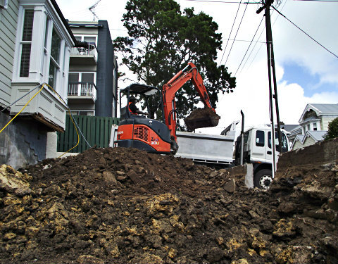 Earthmoving-basement-excavation-Auckland